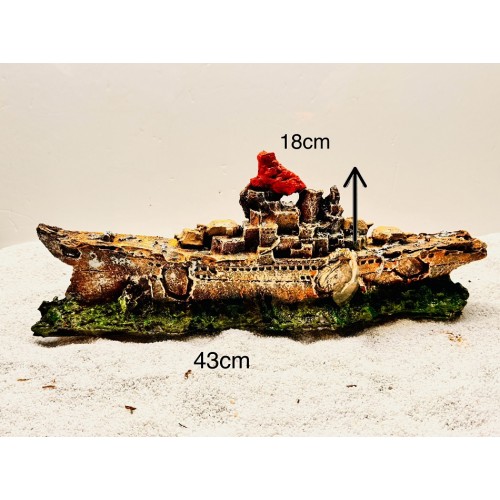 BÜYÜK SAVAŞ GEMİSİ AKVARYUM DEKORU